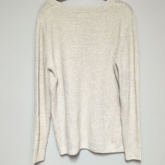 Market & Spruce Cream Crew Neck Sweater - Picture 4 of 5